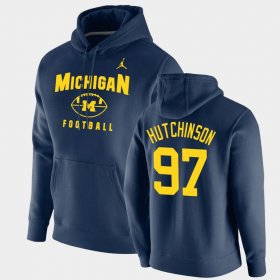 #97 Aidan Hutchinson Oopty Oop Michigan Football Pullover Men Navy Hoodie 486108-184 #97 Aidan Hutchinson Oopty Oop Michigan Football Pullover Men Navy Hoodie 486108-184