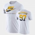 #97 Aidan Hutchinson Spring Break Futura Michigan Mens White T-Shirt 832280-160