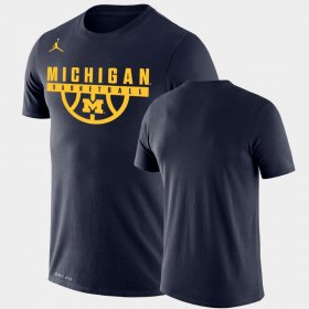 Drop Legend Michigan Performance Basketball Men Navy T-Shirt 794314-576 Drop Legend Michigan Performance Basketball Men Navy T-Shirt 794314-576