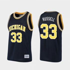 #33 Cazzie Russell Alumni Michigan Wolverines Basketball Mens Navy Jersey 344284-464 #33 Cazzie Russell Alumni Michigan Wolverines Basketball Mens Navy Jersey 344284-464