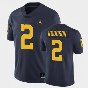 #2 Charles Woodson Limited Michigan Wolverines Football Men Navy Jersey 449919-378