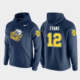 #12 Chris Evans Vault Logo Club Michigan Pullover Men Navy Hoodie 717427-795 #12 Chris Evans Vault Logo Club Michigan Pullover Men Navy Hoodie 717427-795