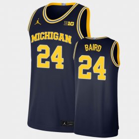 #24 C.J. Baird Limited University of Michigan Basketball Men Navy Jersey 725620-766