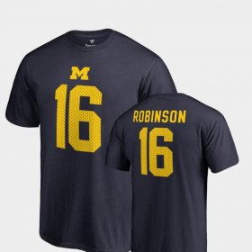 #16 Denard Robinson College Legends Michigan Name & Number Men Navy T-Shirt 731218-757 #16 Denard Robinson College Legends Michigan Name & Number Men Navy T-Shirt 731218-757
