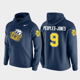 #9 Donovan Peoples-Jones Vault Logo Club Michigan Pullover Mens Navy Hoodie 282143-331 #9 Donovan Peoples-Jones Vault Logo Club Michigan Pullover Mens Navy Hoodie 282143-331