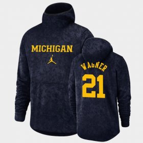 #21 Franz Wagner Basketball Spotlight University of Michigan Pullover Team Logo Men's Navy Hoodie 550186-736 #21 Franz Wagner Basketball Spotlight University of Michigan Pullover Team Logo Men's Navy Hoodie 550186-736