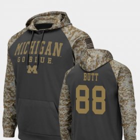 #88 Jake Butt United We Stand Michigan Wolverines Football Men Charcoal Hoodie 874963-694 #88 Jake Butt United We Stand Michigan Wolverines Football Men Charcoal Hoodie 874963-694