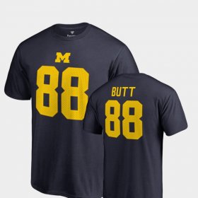 #8 Jake Butt College Legends Wolverines Name & Number Men's Navy T-Shirt 411094-719 #8 Jake Butt College Legends Wolverines Name & Number Men's Navy T-Shirt 411094-719