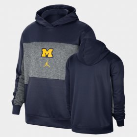 Basketball Spotlight University of Michigan Pullover Mens Navy Hoodie 838111-956 Basketball Spotlight University of Michigan Pullover Mens Navy Hoodie 838111-956