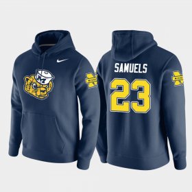 #23 O'Maury Samuels Vault Logo Club Michigan Wolverines Pullover Men Navy Hoodie 421545-137 #23 O'Maury Samuels Vault Logo Club Michigan Wolverines Pullover Men Navy Hoodie 421545-137