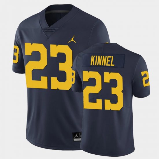 #23 Tyree Kinnel Limited University of Michigan Football Men Navy Jersey 217013-348