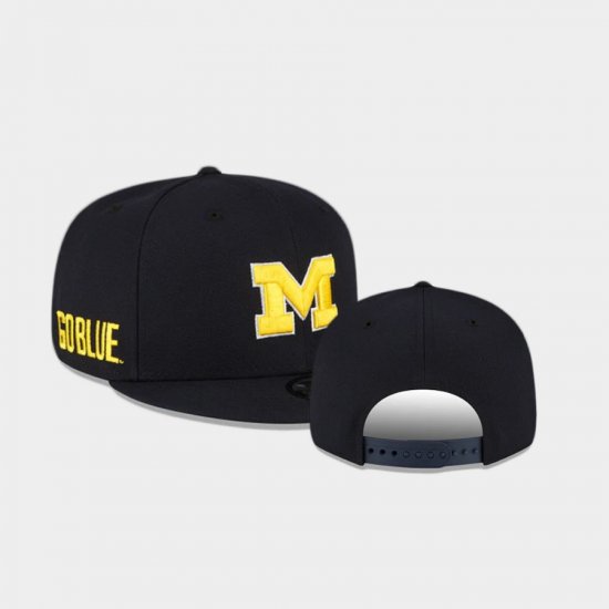 Snapback University of Michigan 9FIFTY Unisex Black Hat 541387-988