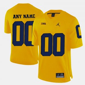 #00 Custom College Limited Football Michigan Mens Yellow Jersey 733808-861 #00 Custom College Limited Football Michigan Mens Yellow Jersey 733808-861
