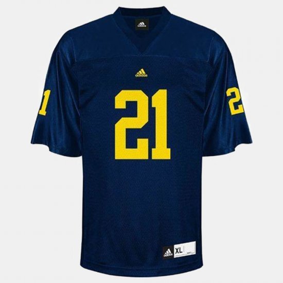 #21 desmond Howard College Football Wolverines Youth Blue Jersey 985896-544