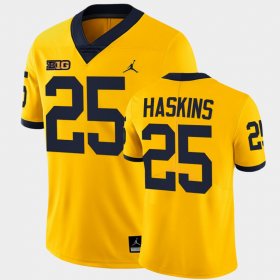 #25 Hassan Haskins College Football University of Michigan Limited Mens Maize Jersey 314770-575