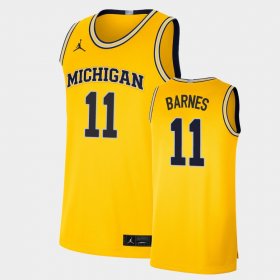 #11 Isaiah Barnes Limited University of Michigan Men's Maize Jersey 551840-825