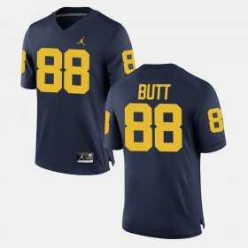 #88 Jake Butt Alumni Football Game Michigan Men's Navy Jersey 549495-782