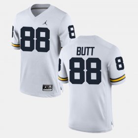 #88 Jake Butt Alumni Football Game Michigan Wolverines Mens White Jersey 668639-448