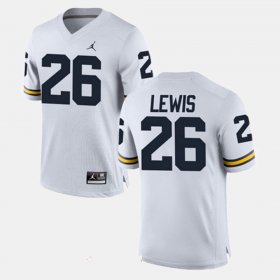 #26 Jourdan Lewis Alumni Football Game Michigan Wolverines Men White Jersey 882123-952