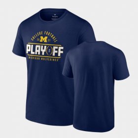 College Football Michigan 2021 Playoff Kickoff Men Navy T-Shirt 890276-971 College Football Michigan 2021 Playoff Kickoff Men Navy T-Shirt 890276-971