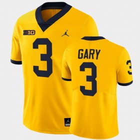 #3 Rashan Gary Michigan Wolverines Alumni Limited Mens Maize Jersey 154994-237