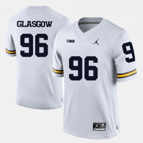 #96 Ryan Glasgow College Football Michigan Men's White Jersey 168271-800