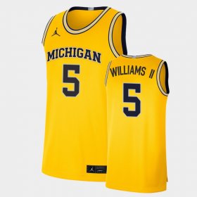 #5 Terrance Williams II Limited Michigan Men's Maize Jersey 779224-966