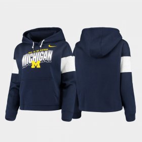 Local Wolverines Pullover Women's Navy Hoodie 122908-135 Local Wolverines Pullover Women's Navy Hoodie 122908-135